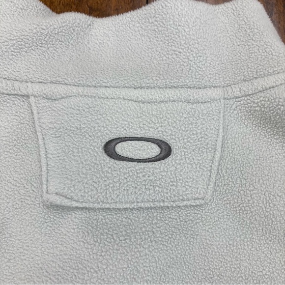 Oakley Gray 100% Polyester Full Zip Fleece Jacket Men’s Size XXL Fall 2010. - Picture 11 of 11